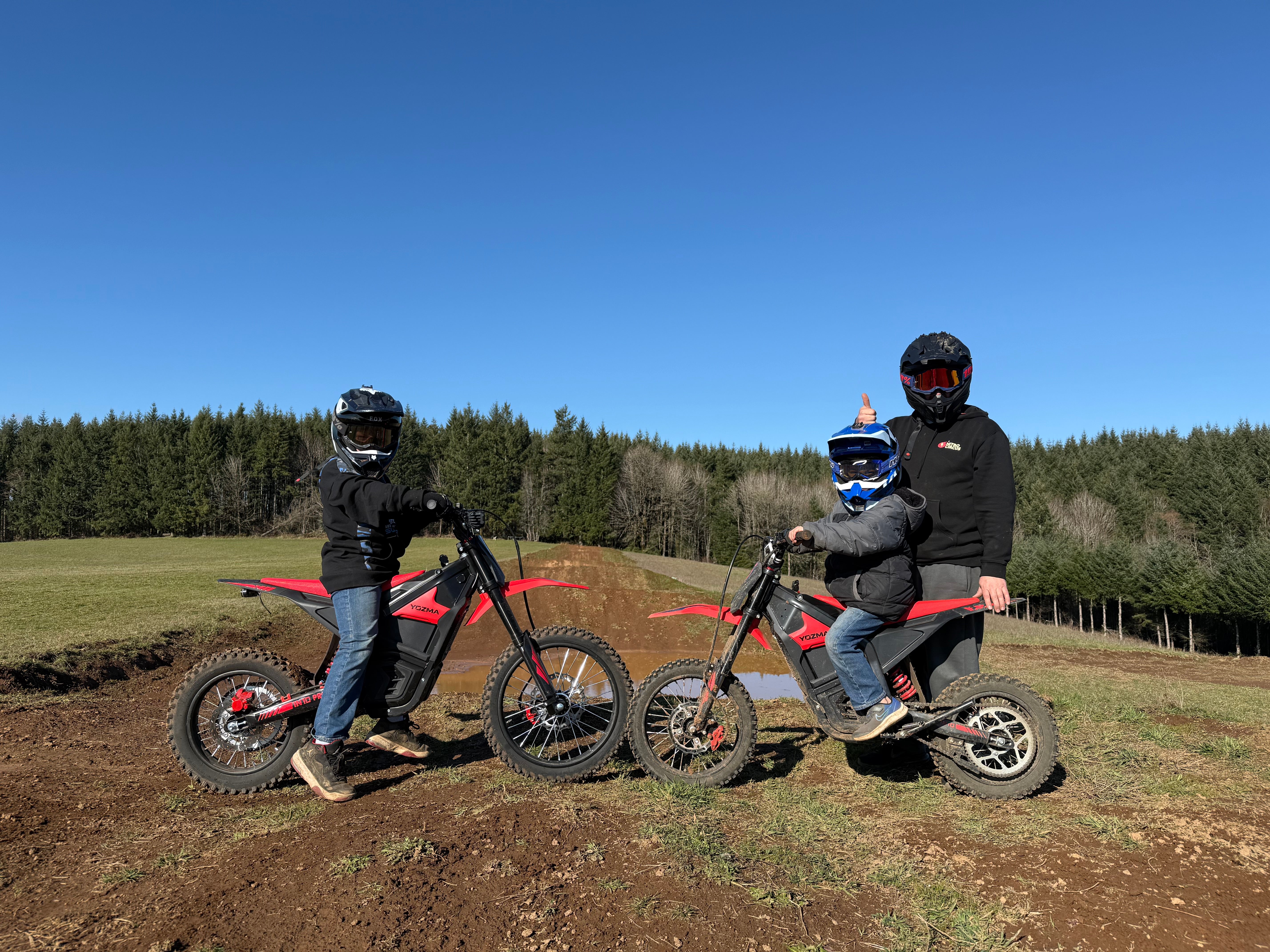 Electric dirt bike family package