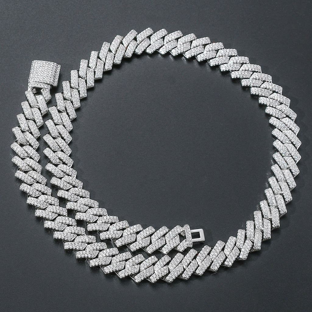 Iced Diamond Cut Miami Cuban Link Chain