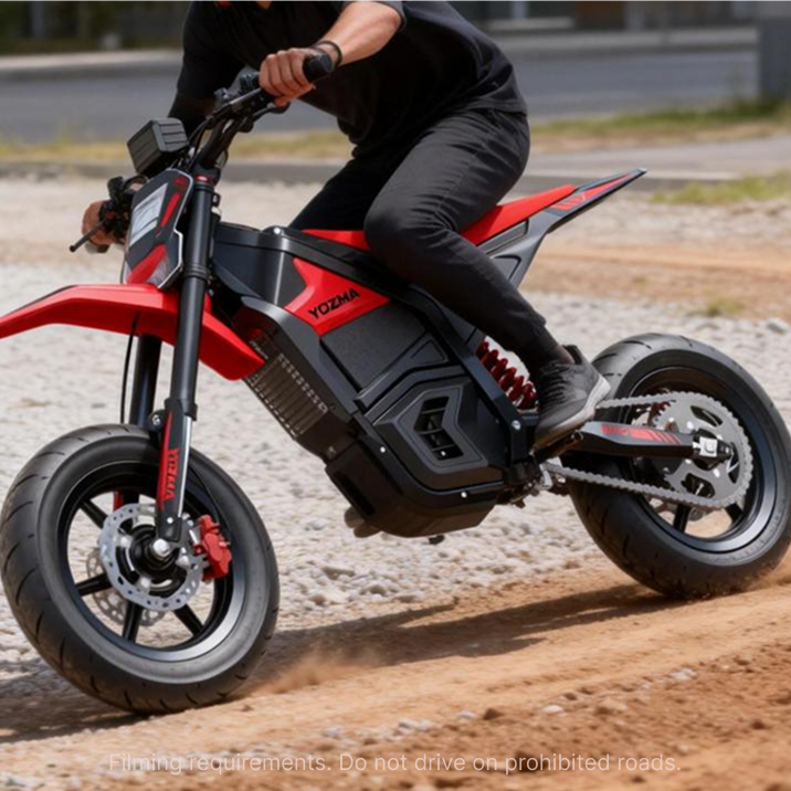Yozma Elektro-Dirtbike Straßenreifen-Set (Vorne & Hinten) – Nur IN 10