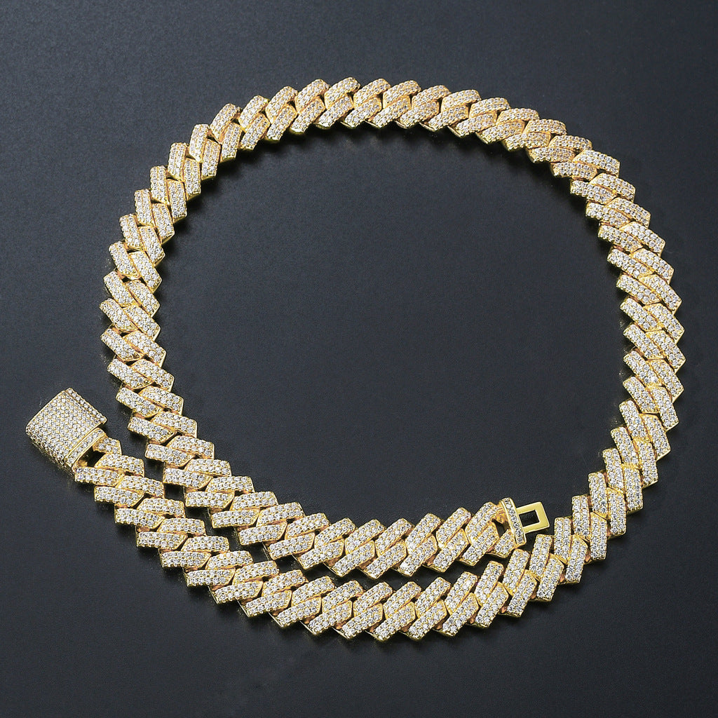 Iced Diamond Cut Miami Cuban Link Chain